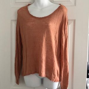 Light linen Eileen Fisher sweater, size Medium